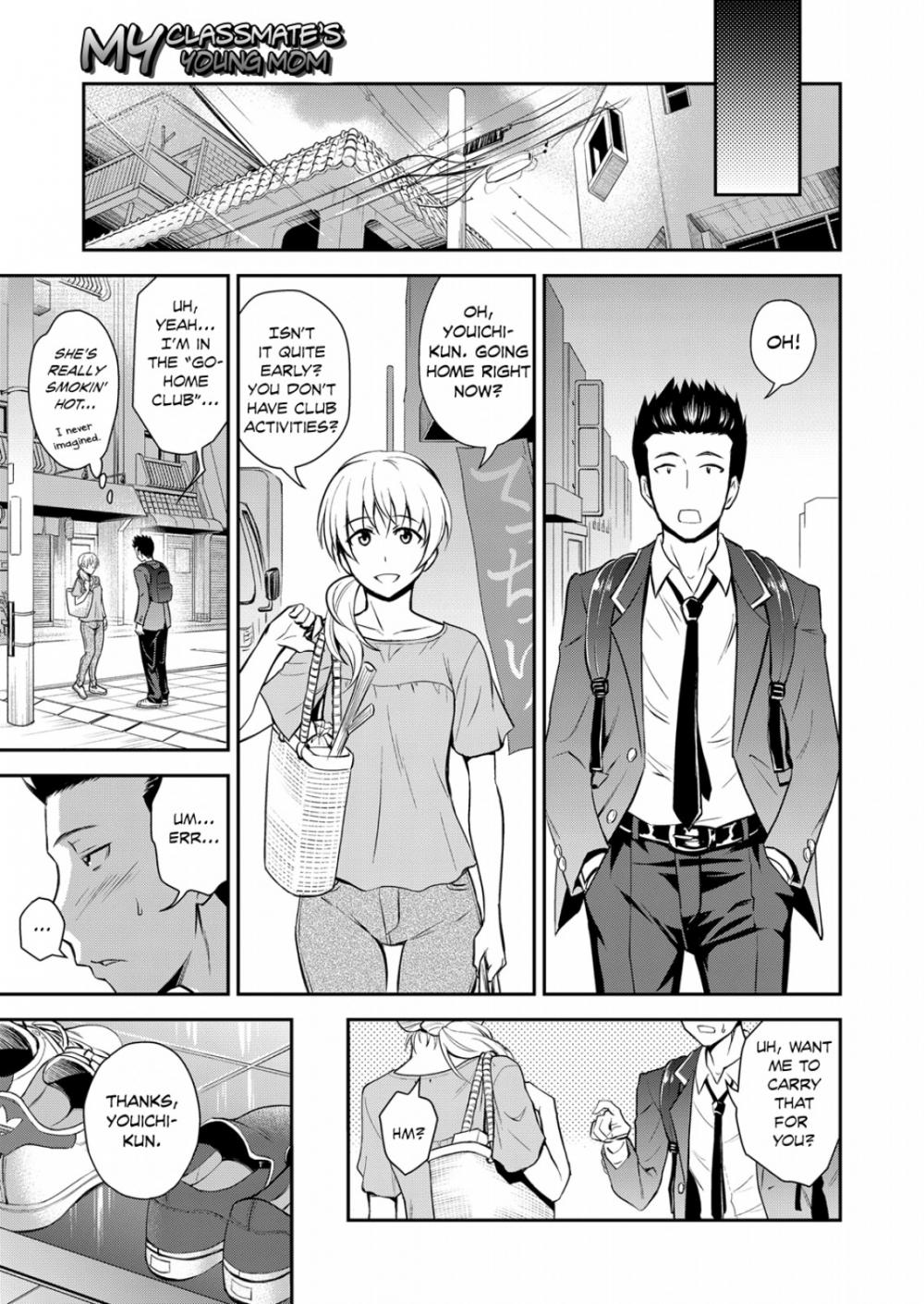 Hentai Manga Comic-My Classmate's Young Mom-Read-3